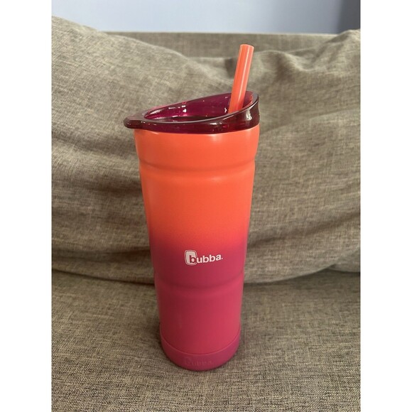 Bubba Envy S Tumbler Stainless Steel 24 Oz Pink Sorbet Straw - Picture 1 of 7